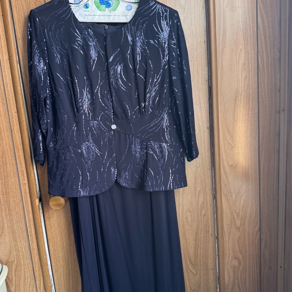 Alex Evenings Dark Navy Dress with Jacket